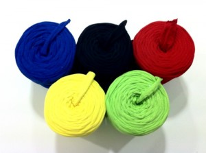 Rollos de trapillo o tiras de tela reciclada para tejer XL punto, ganchillo o crochet