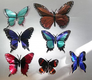 DIY tutorial para hacer mariposas reciclaje